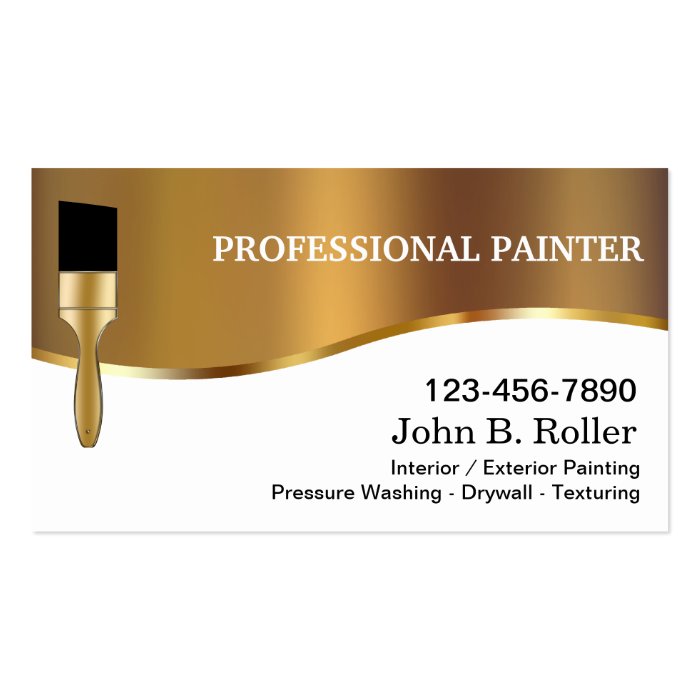 Painter Business Cards