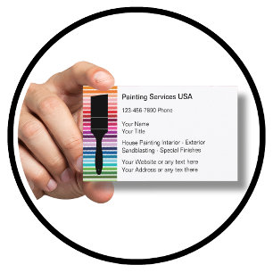 Painter Business Cards