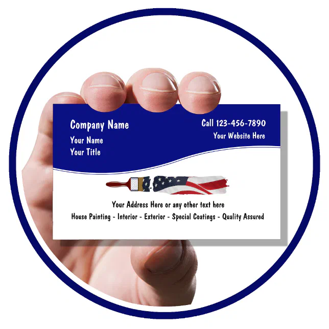 Painter Business Cards Zazzle