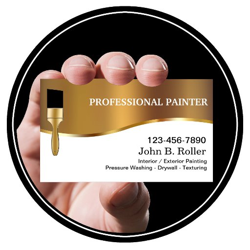 Customizable Painter Business Cards
