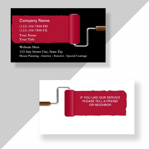 Painter Business Cards