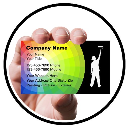 Customizable Painter Business Cards