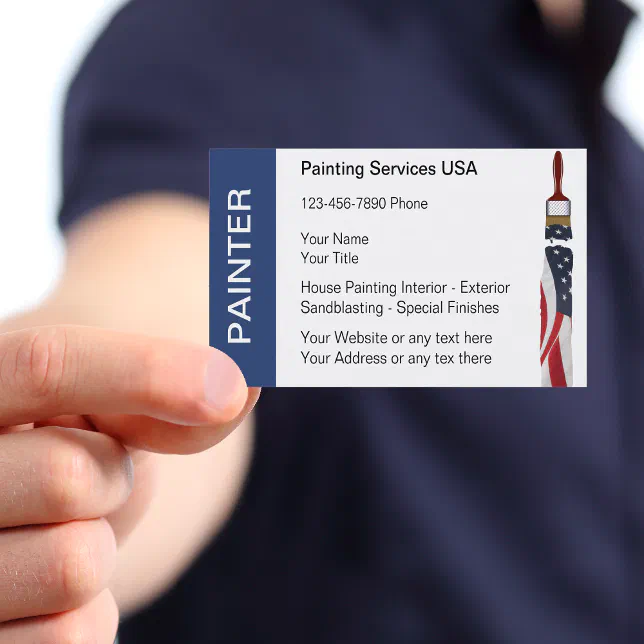 Painter Business Cards | Zazzle