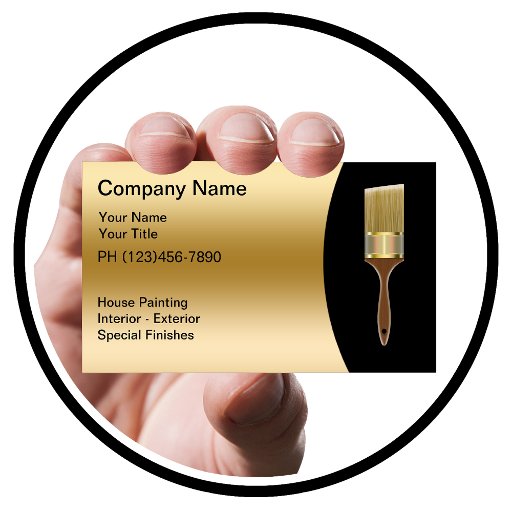 Customizable Painter Business Cards