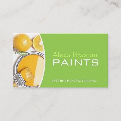 Customizable Painter - Business Cards