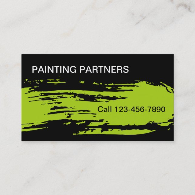 Painter Business Cards (Front)