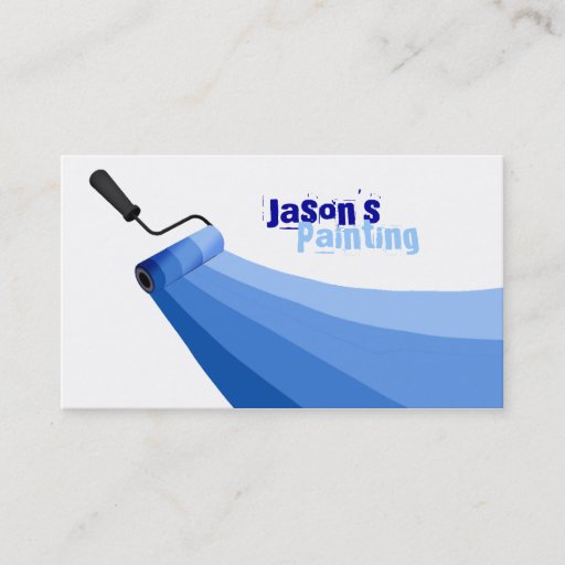 Customizable Painter Business Cards