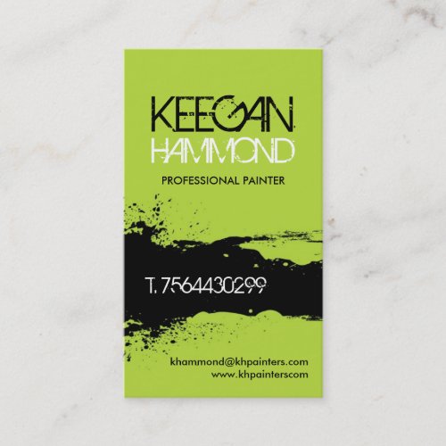 Painter Business Cards