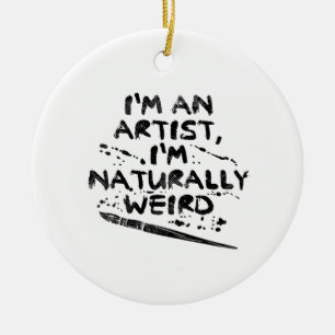 Painter Ceramic Ornament
