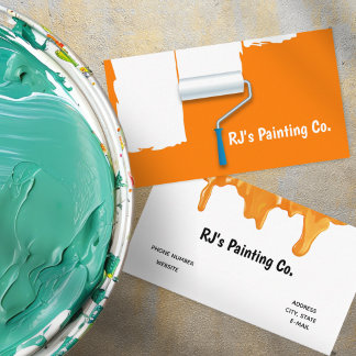 Painter Commercial Contractor Professional Business Card
