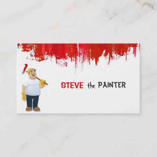 Painter Construction Business Card