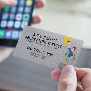 Painter & Decorator Interior and Exterior Business Card