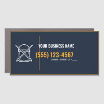 Painter Door Sign Magnet, Custom Business Name