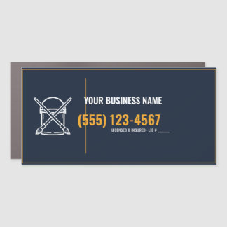 Painter Door Sign Magnet, Custom Business Name