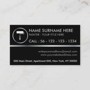 Painter Elegant Logo or image Business Card