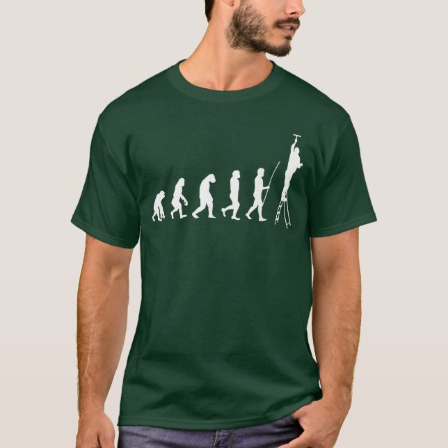 Painter Evolution Funny Gift for Painters Master P T-Shirt (Front)