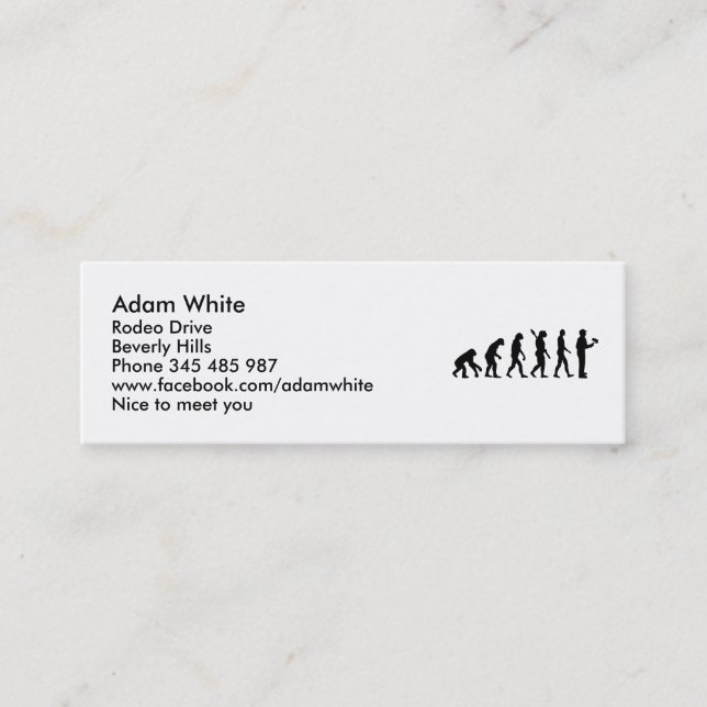 Painter evolution mini business card (Front)