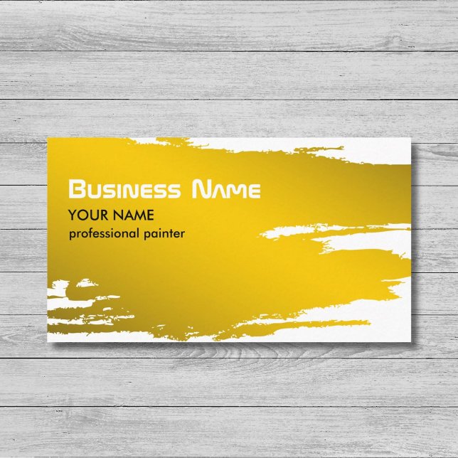 Painter Gold Business Card Template (Creator Uploaded)