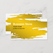 Painter Gold Business Card Template (Front/Back)