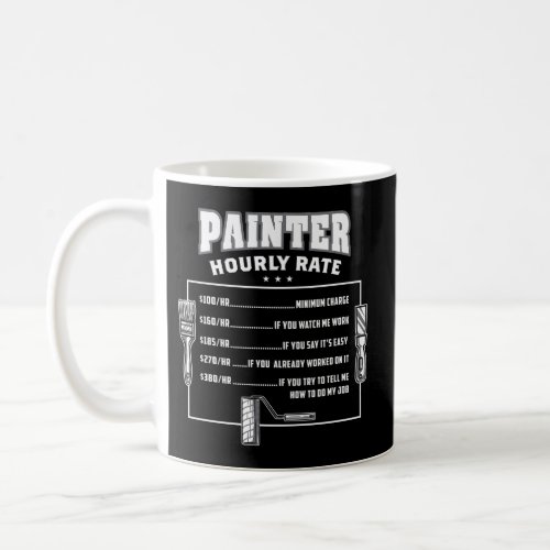 Painter Hourly Rate Coffee Mug