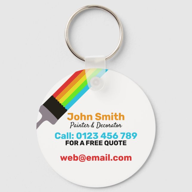 Painter Keychain (Front)