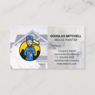 Painter Logo Residential Business Card