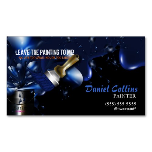 Painter Magnetic Business Card