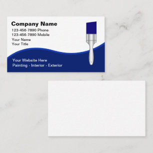 Painter Modern Business Cards