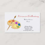 Painter Or Artist Paint Brush Business Cards at Zazzle