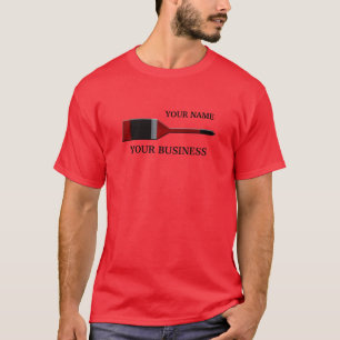 Painter Paintbrush Red T-shirt