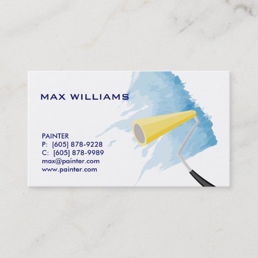 Customizable Painter / Painting Business Card