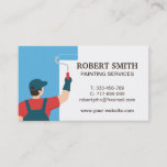 Painter Painting Services Business Card at Zazzle
