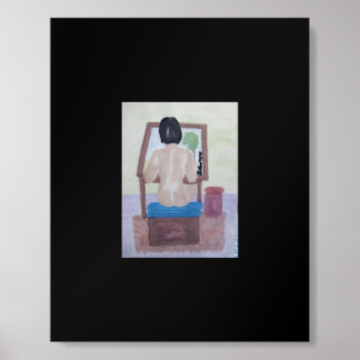 Painter Painting Wall Art Acrylic Photo Tile