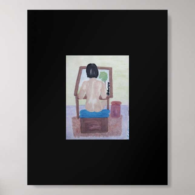 Painter Painting Wall Art Acrylic Photo Tile (Front Set)