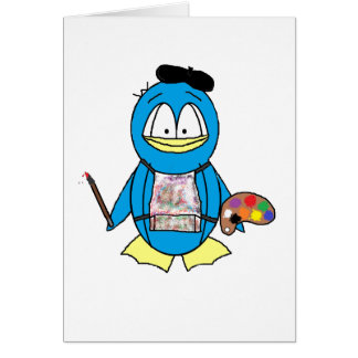 Painter Penguin Cards
