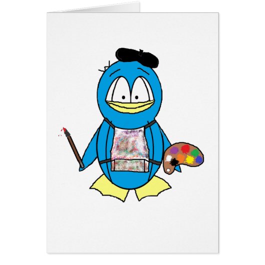Painter Penguin Cards (Front)