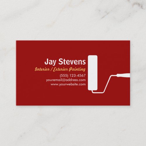 Painter Red Business card