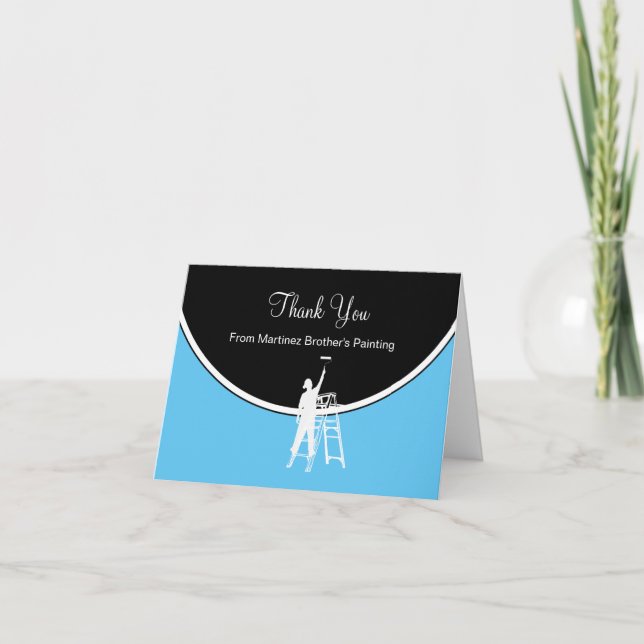 Painter Thank You Cards (Front)