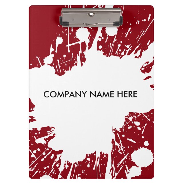 Painter Themed Clipboard (Front)