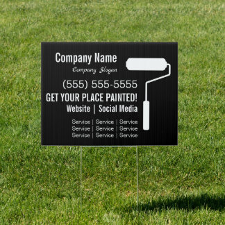 Painter Yard Sign