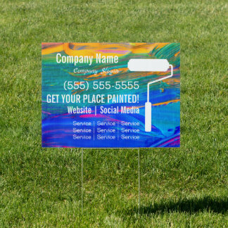 Painter Yard Sign