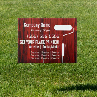 Painter Yard Sign