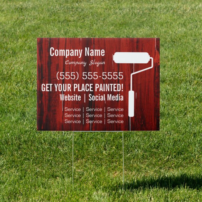 Painter Yard Sign (Insitu)