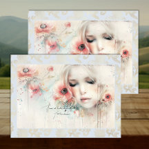 Painterly Abstract Floral-1 Decoupage Tissue