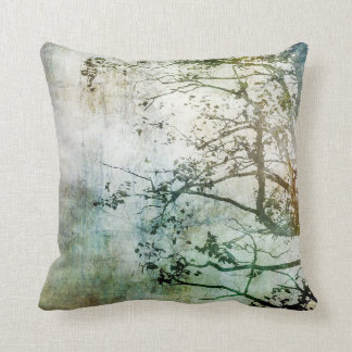 Painterly Abstract Tree Pillow Decor