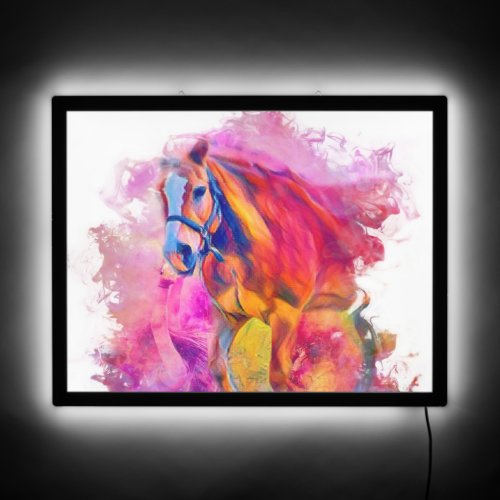 Painterly Animal _ Horse LED Sign