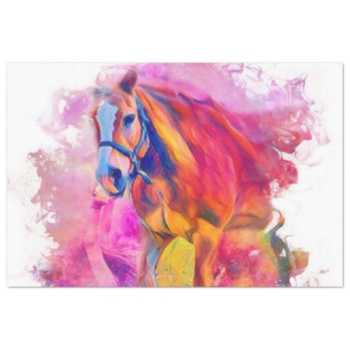 Painterly Animal _ Horse Tissue Paper