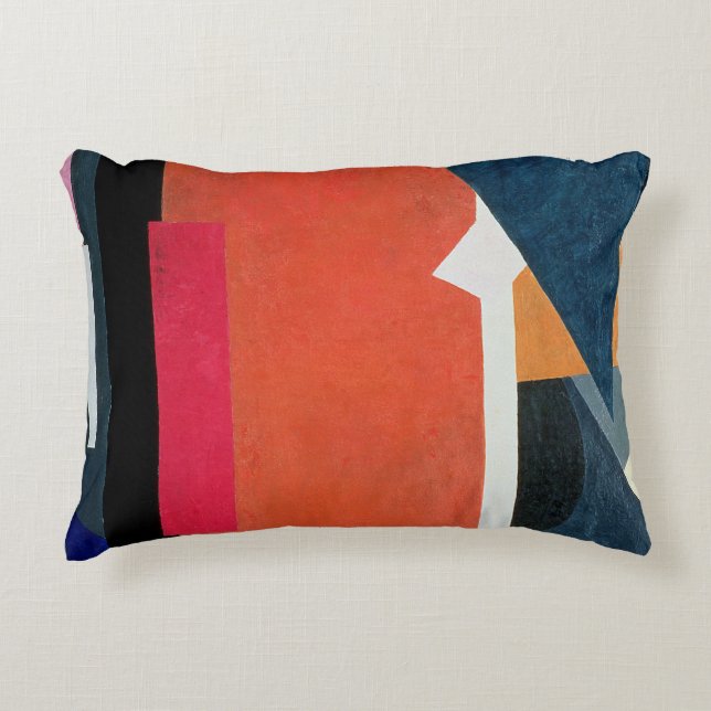 Painterly Architectonics, 1916-17 Accent Pillow (Front)