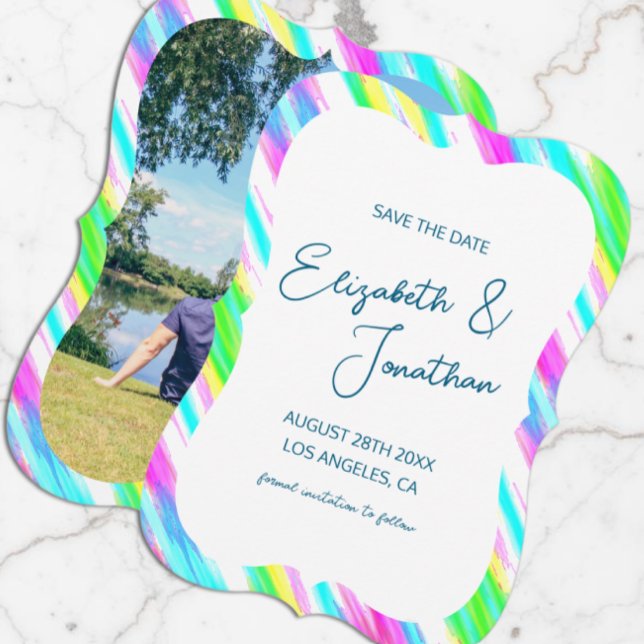 Painterly Brushstrokes Save The Date (Creator Uploaded)