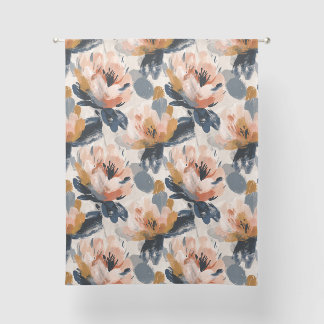 Painterly Floral Botanical Curtain